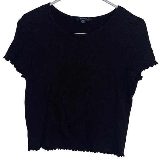 🌹AMERICAN EAGLE CROP POCKET TEE - Picture 1 of 3